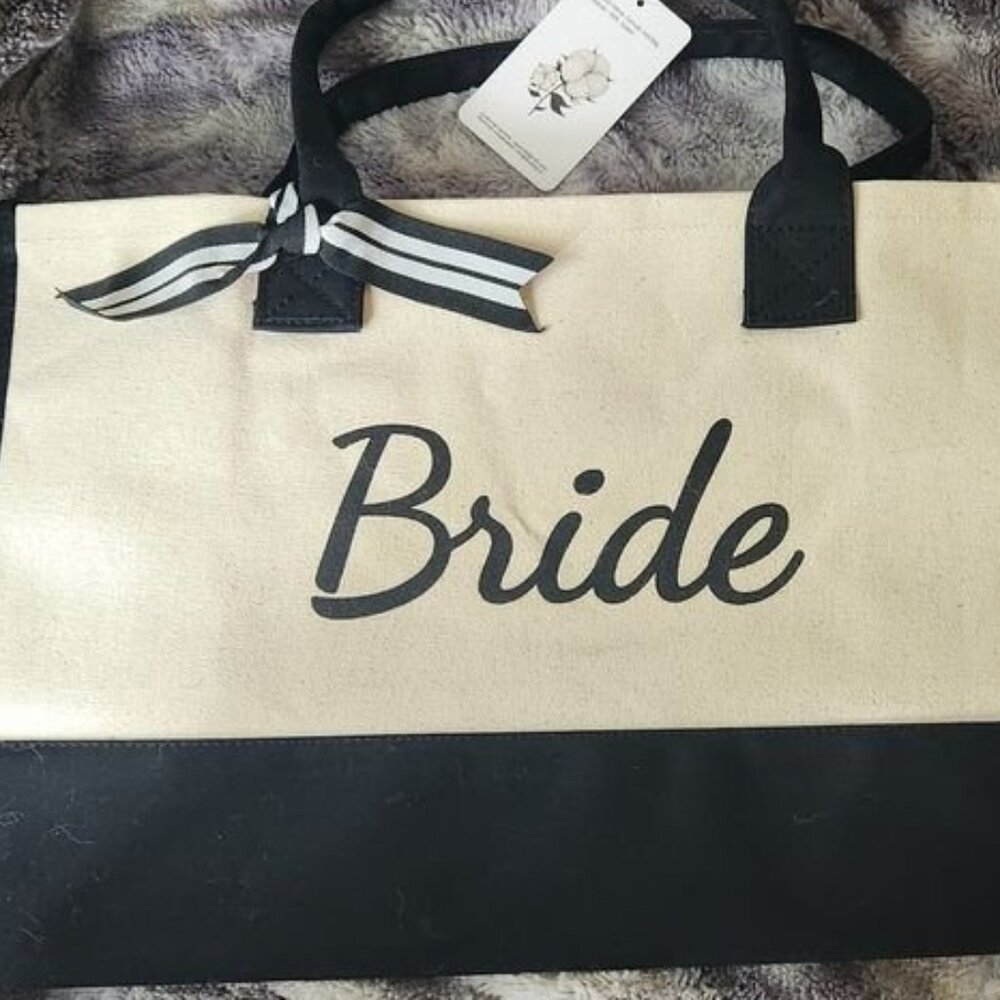 New bride tote bag